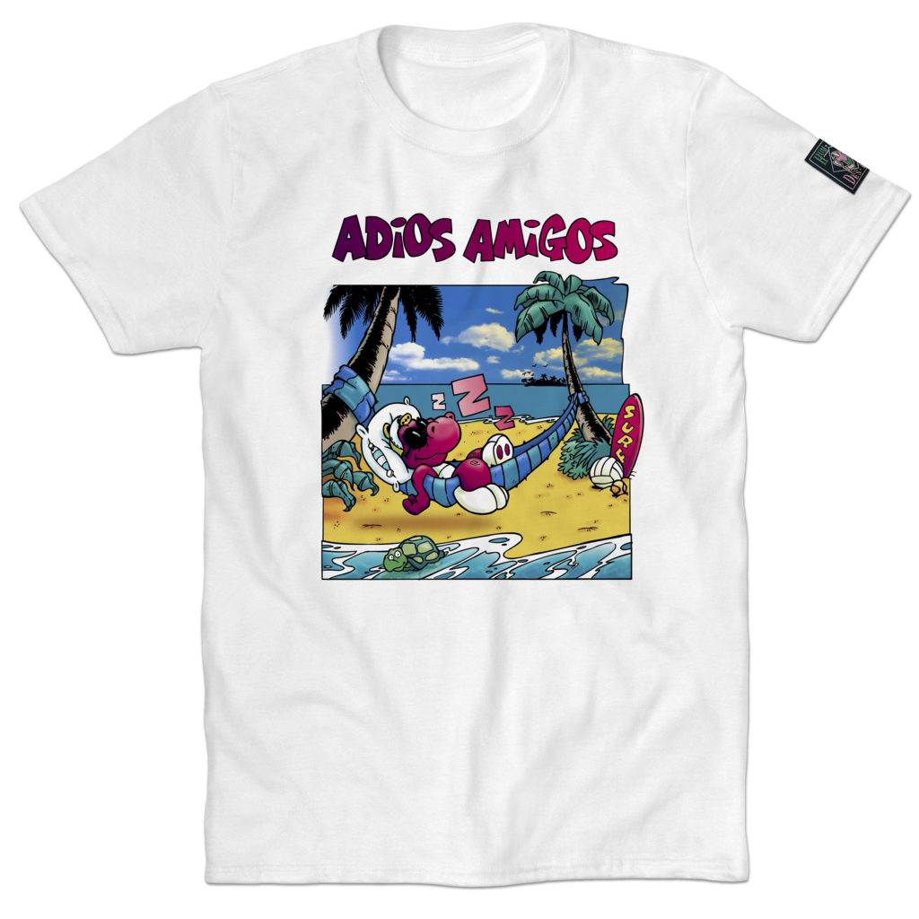 T-shirt Humeur Design Adios Amigos