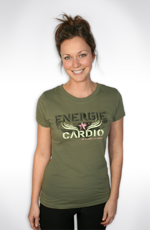 t-shirt energie cardio femme