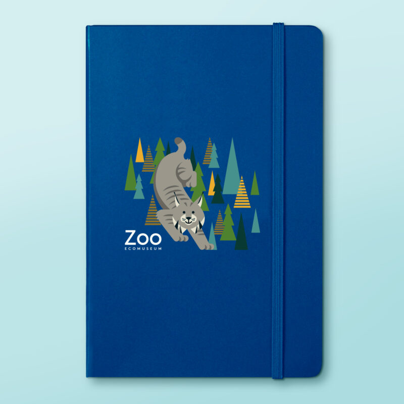 Cahier de notes promotionnel pour le Zoo Ecomuseum