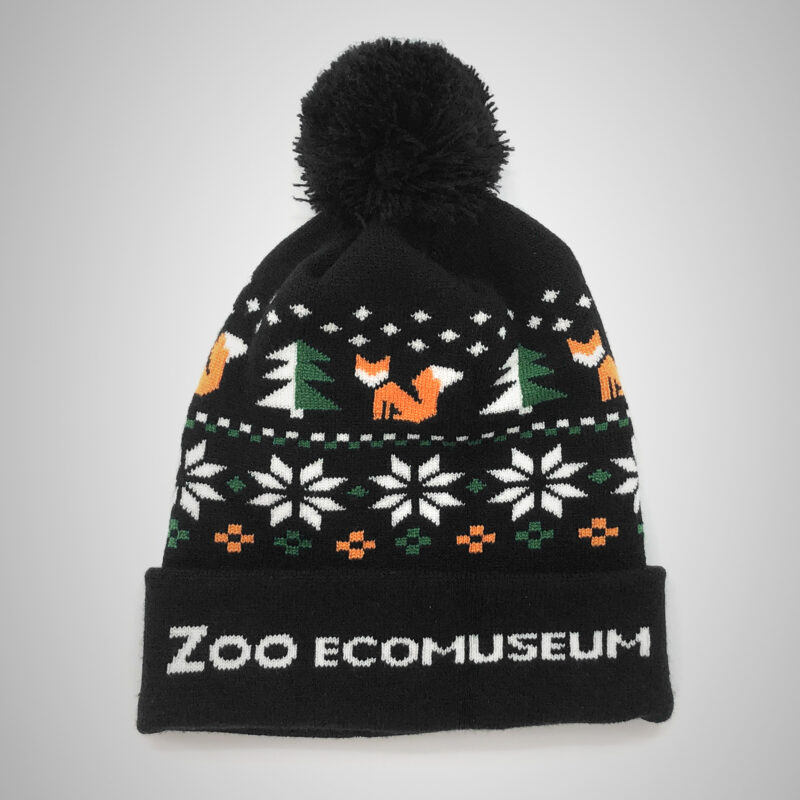 Tuque à pompom pour le Zoo Ecomuseum