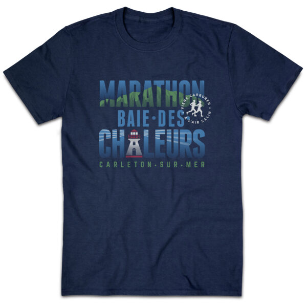 T-shirt événement sportif Marathon Baie-des-Chaleurs