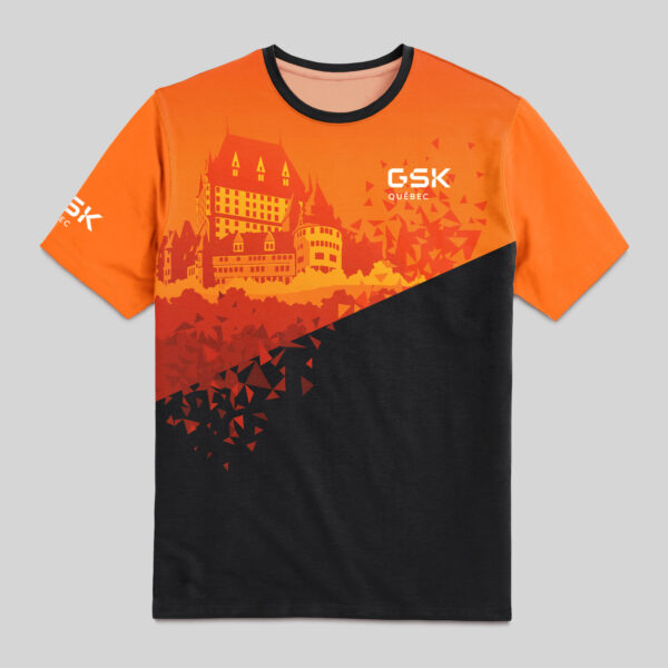 T-shirt de sport sublimé GSK