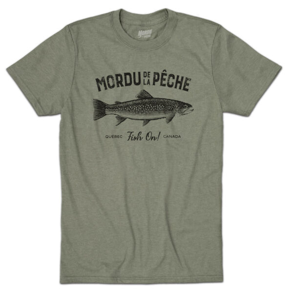 T-shirt truite Mordu de la Pêche
